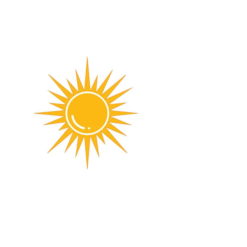 Sonne - Sommer Symbol Vektor Illustration Symboldesign