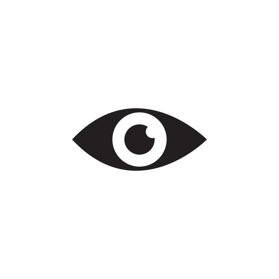 Auge Symbol Vektor Illustration Symboldesign