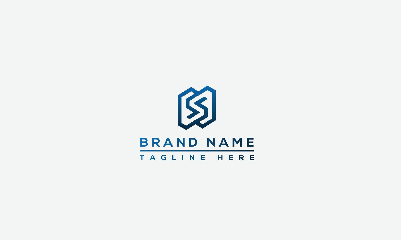 ss logotyp design mall vektor grafisk branding element