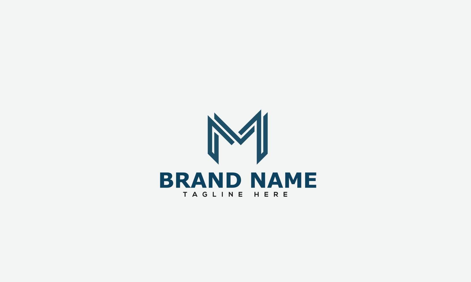 mm-Logo-Design-Vorlage, Vektorgrafik-Branding-Element. vektor