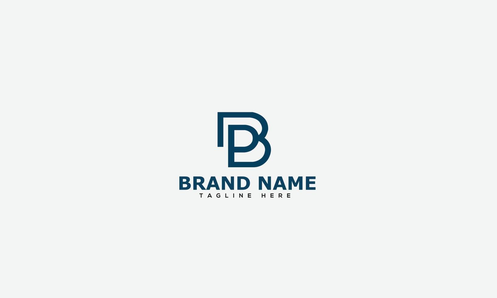 bp-Logo-Design-Vorlage, Vektorgrafik-Branding-Element. vektor