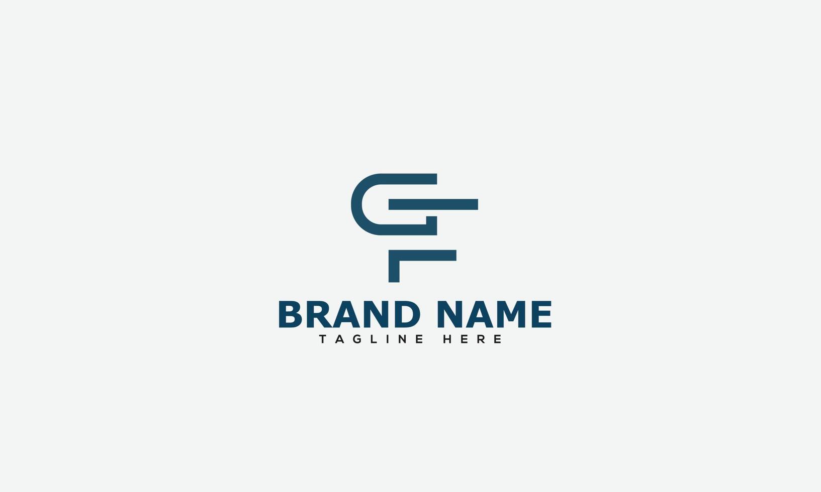 fg-Logo-Design-Vorlage, Vektorgrafik-Branding-Element. vektor