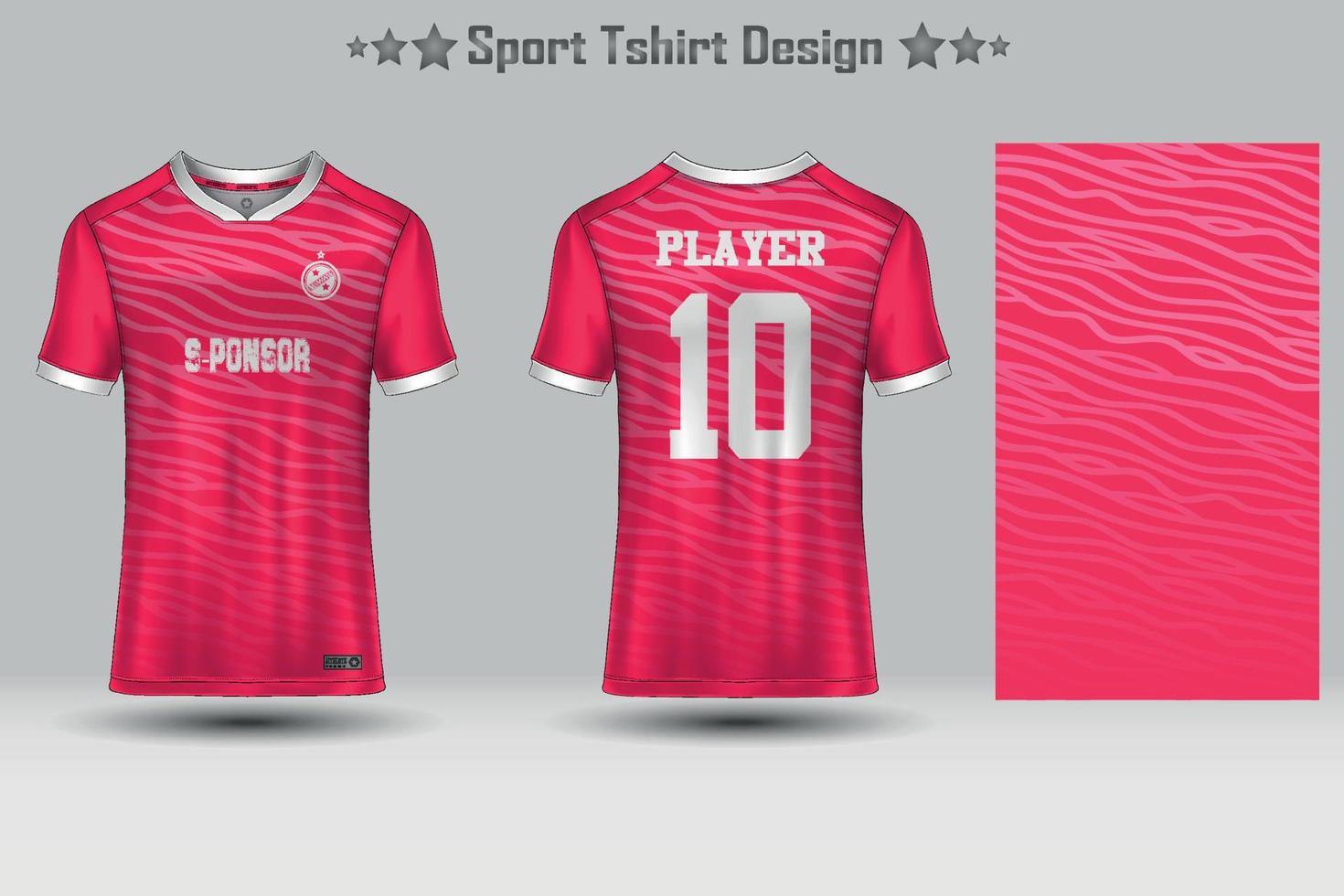 fotboll sport jersey attrapp abstrakt geometrisk mönster t-shirt design vektor