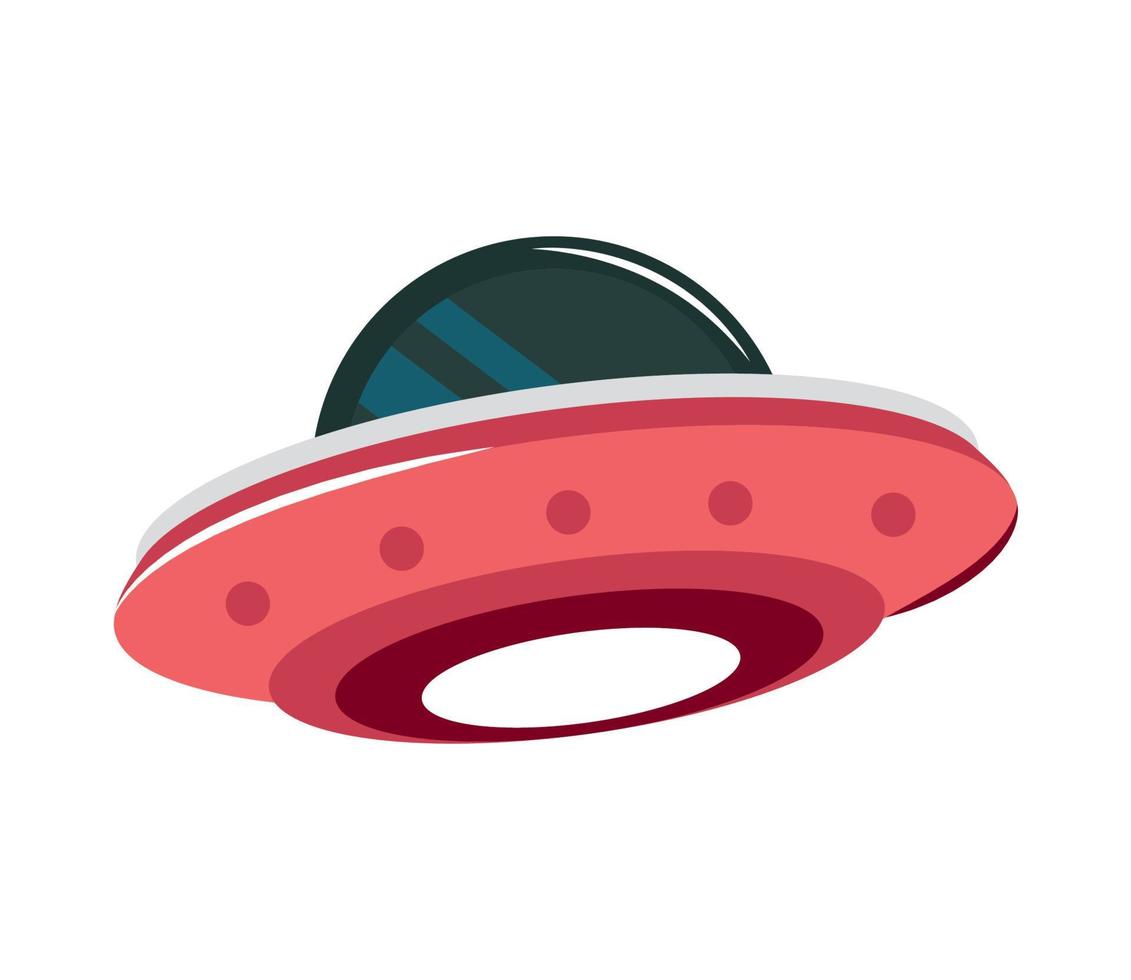 ufo-Weltraum-Symbol vektor