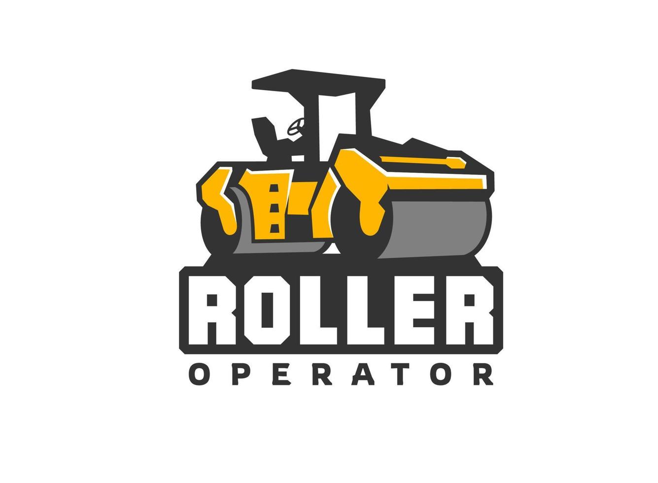 Roller-Logo-Vorlagenvektor. kreative illustration für logo-vorlage. vektor