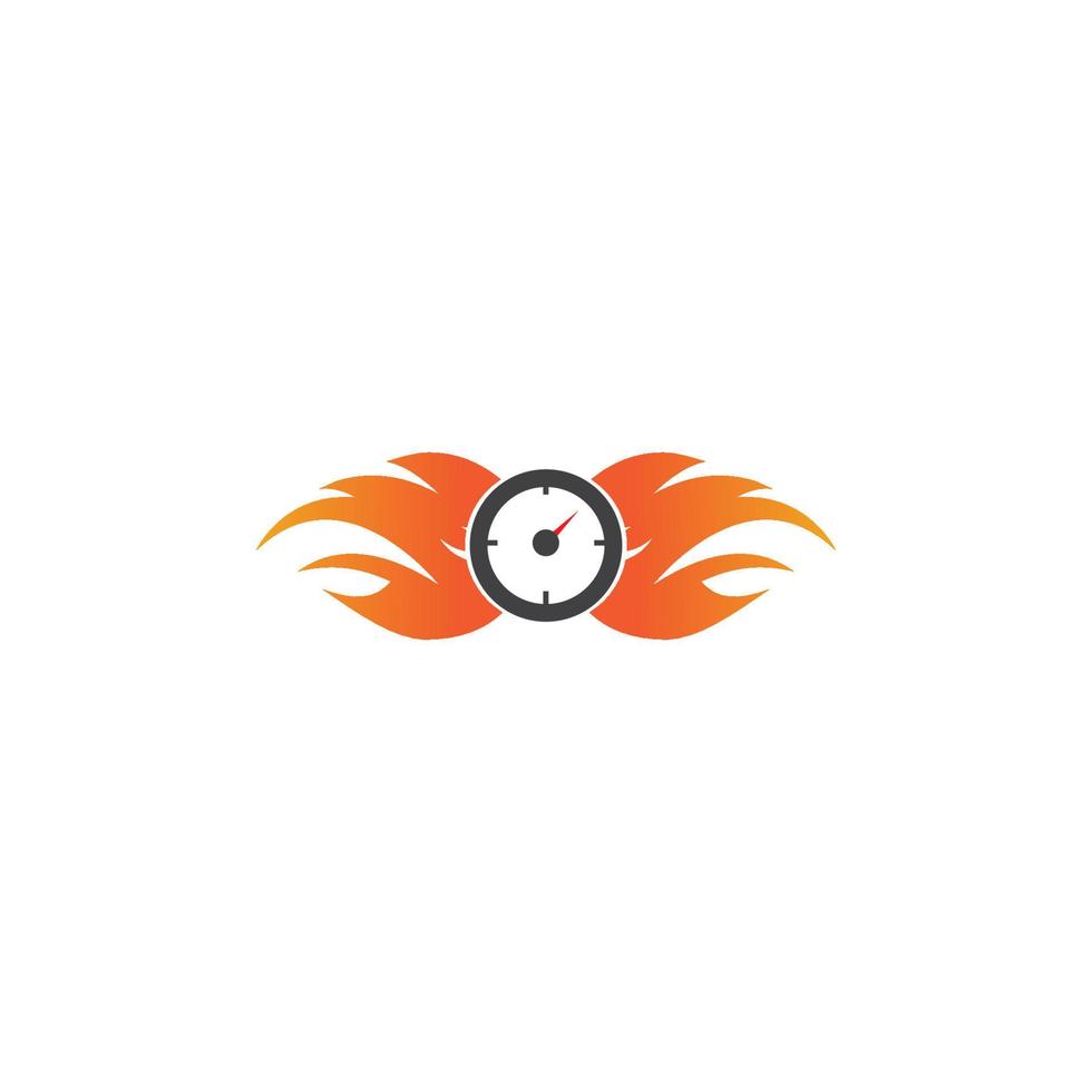 Geschwindigkeit Logo Vektor Illustration Symboldesign.