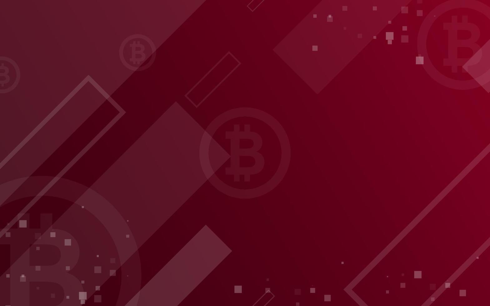 bitcoin kryptowährung illustrationsvektor für seite, logo, karte, banner, web und druck. vektor