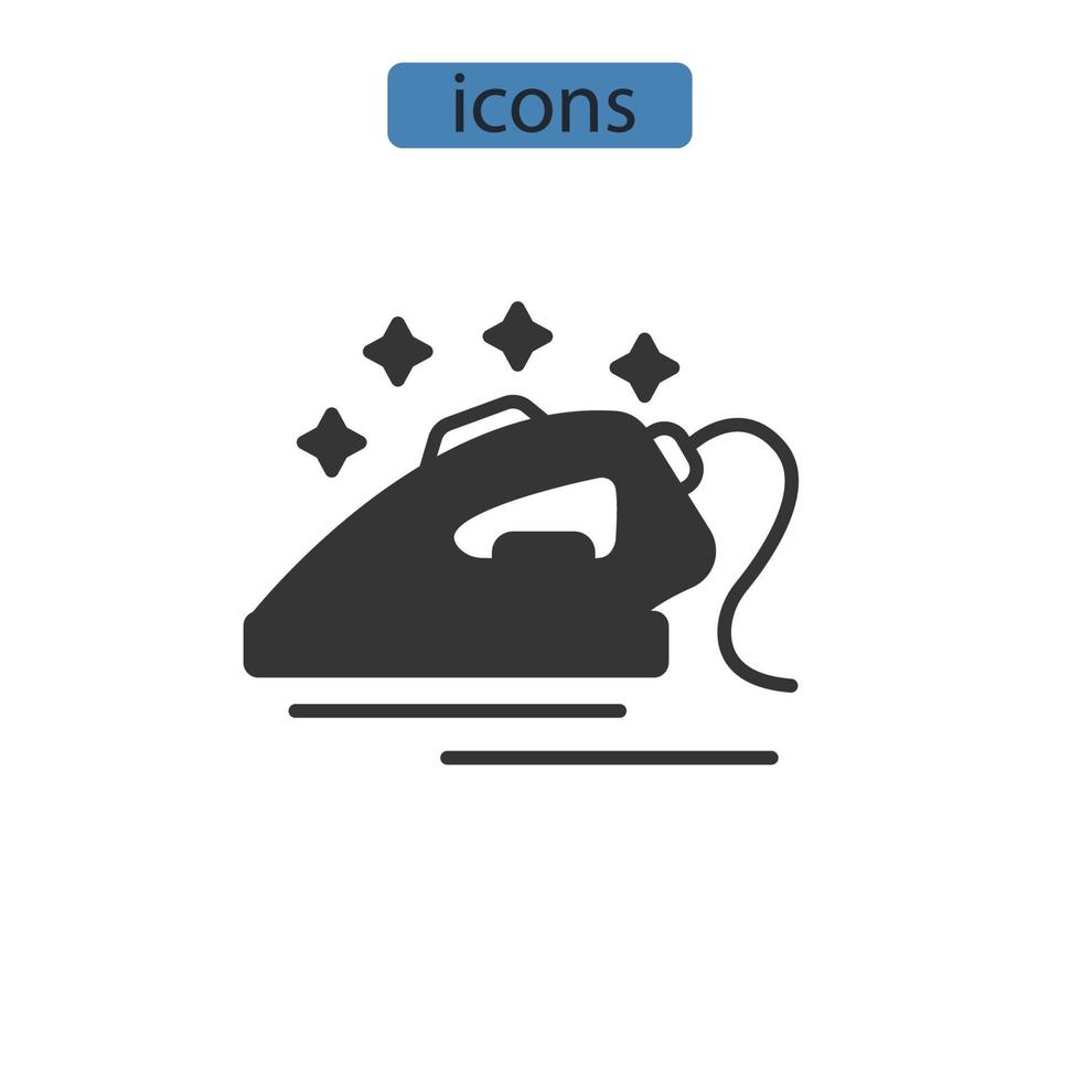 järn ikoner symbol vektor element för infographic webb