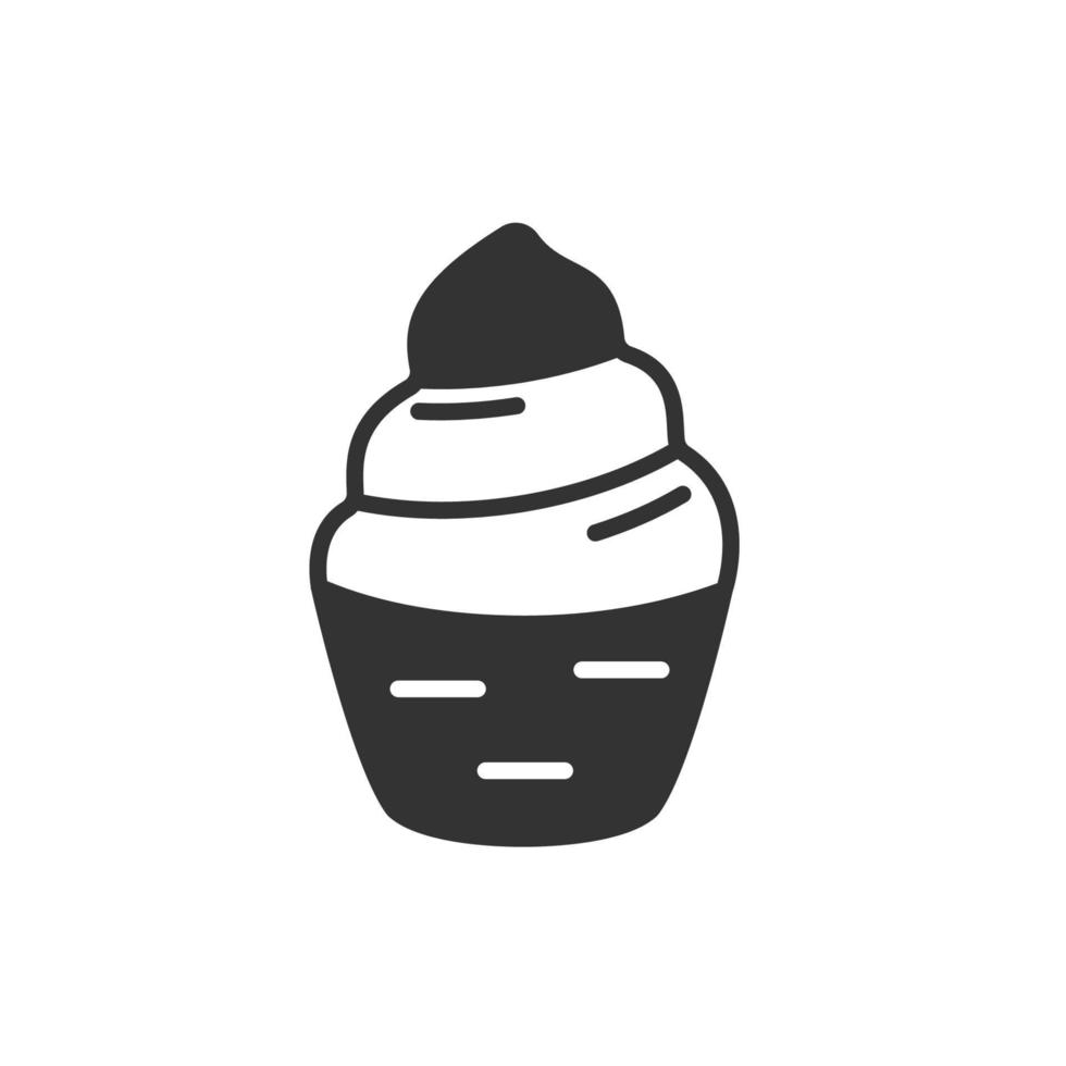 frysta yoghurt ikoner symbol vektor element för infographic webb