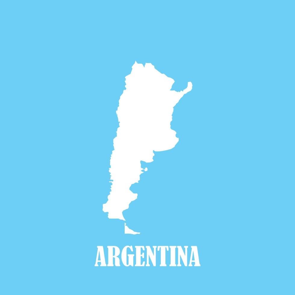 argentina Karta logotyp vektor