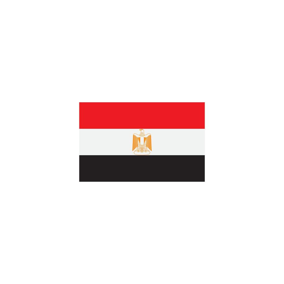 Ägypten-Flaggenlogo vektor