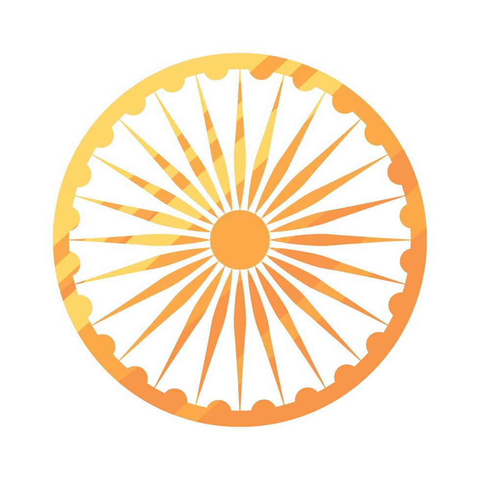 Ashoka chakrasymbol vektor