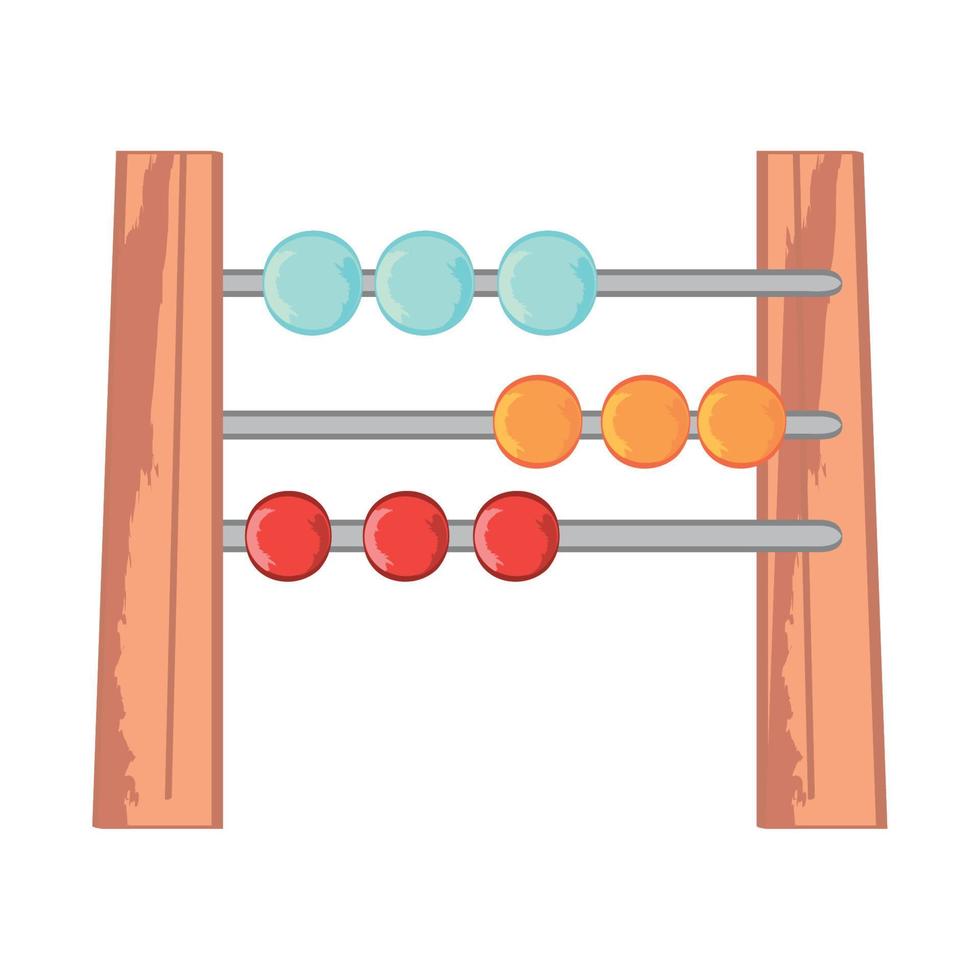 Schule-Abakus-Symbol vektor