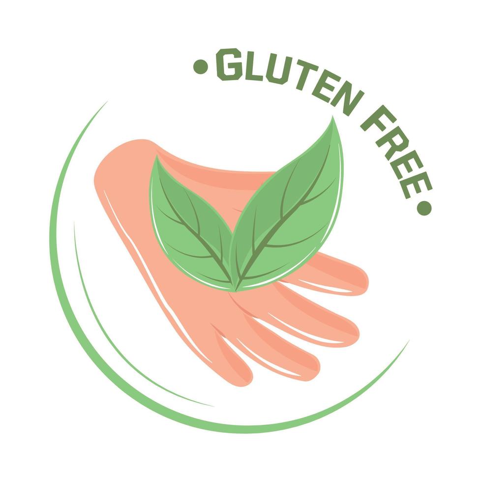 glutenfreies Etikett vektor