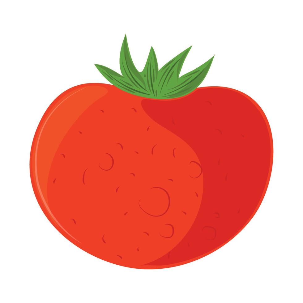 Tomaten-Gemüse-Symbol vektor