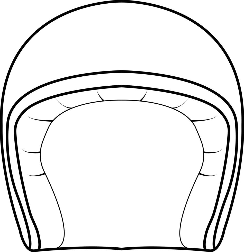 Helm Strichzeichnungen vektor