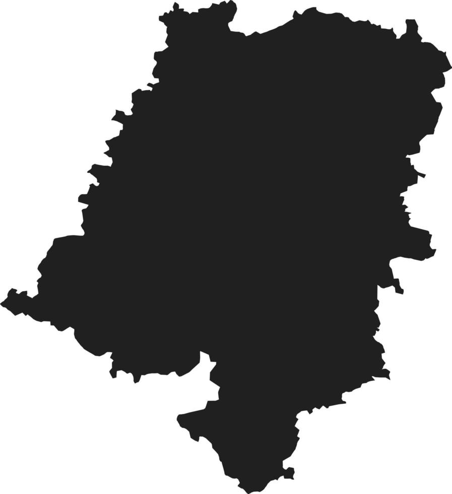 silhuett av polen Land karta,opolskie provins map.hand dragen minimalism stil. vektor