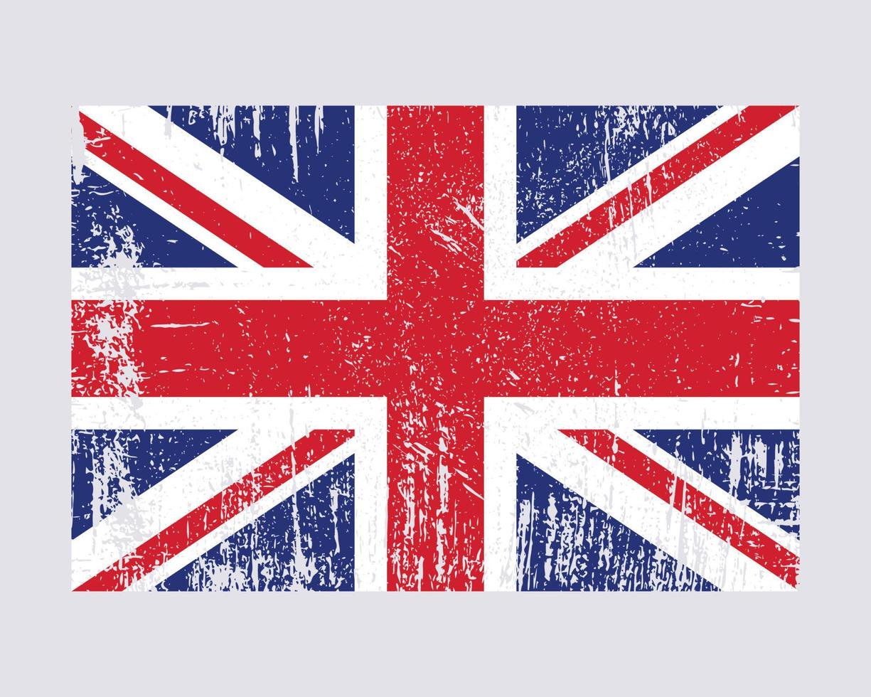 Flaggenvektor des Vereinigten Königreichs vektor