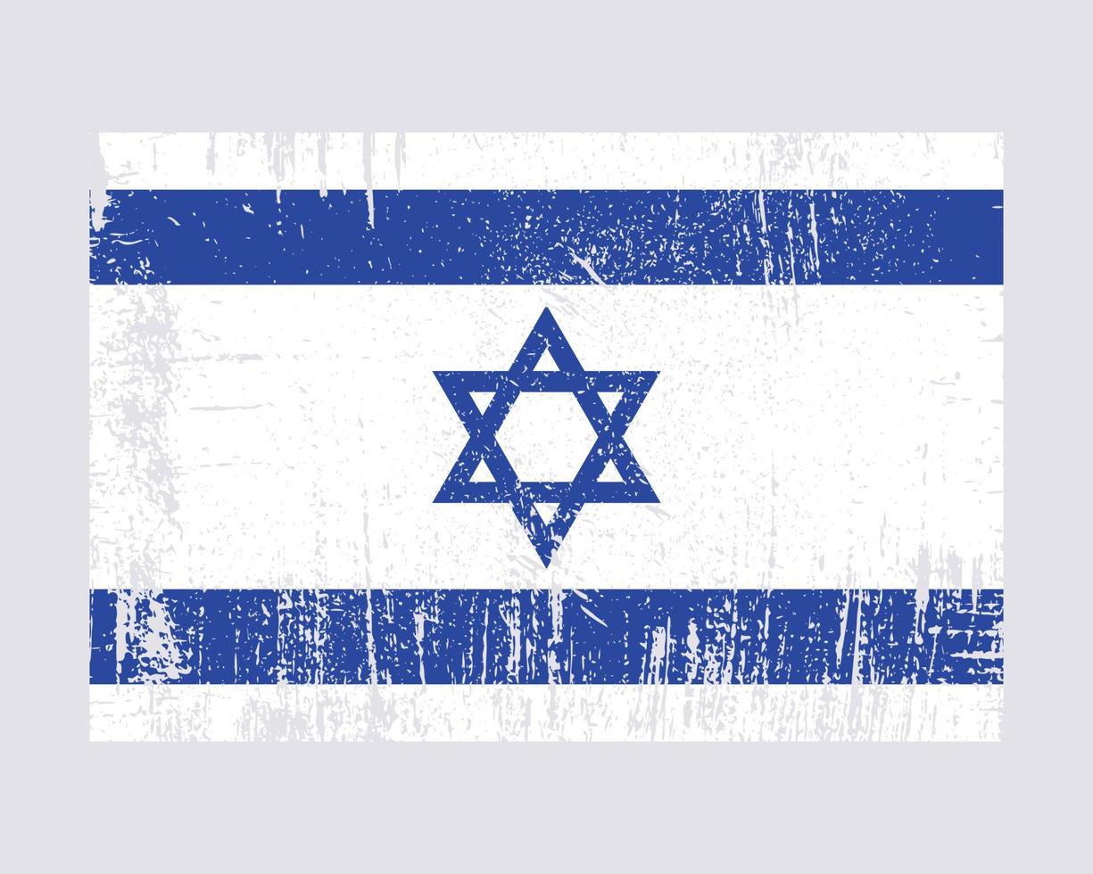 israel flagga vektor