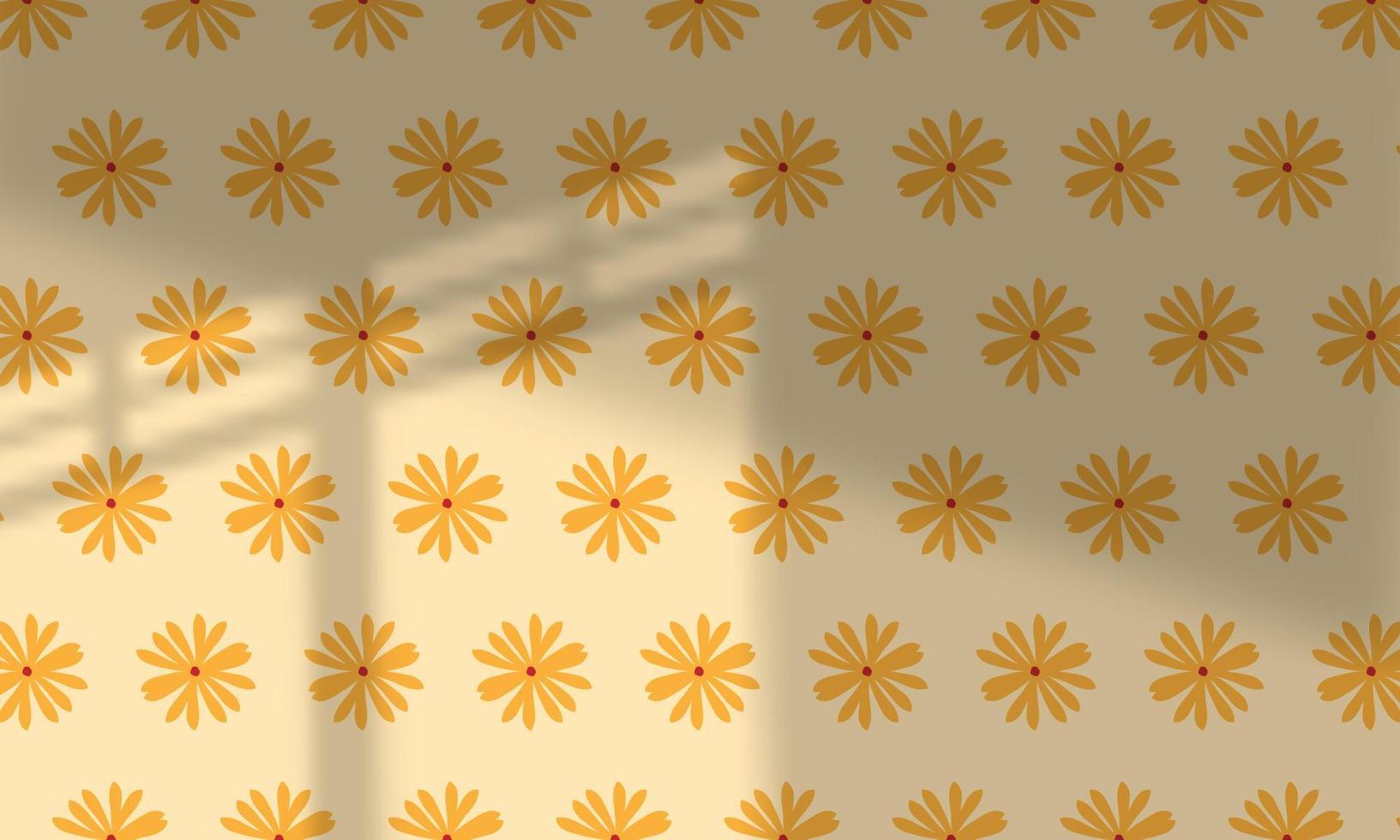 Hintergrund Blume Pastell Muster handgezeichnet bunt süß Schatten Overlay trendig Luxus eps 10 vektor