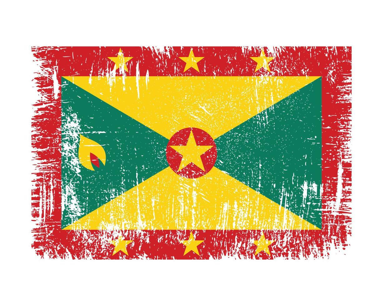 grenada flagge vektor