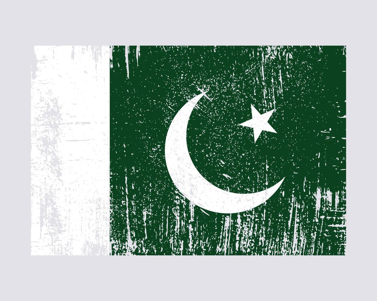 pakistan flagga vektor