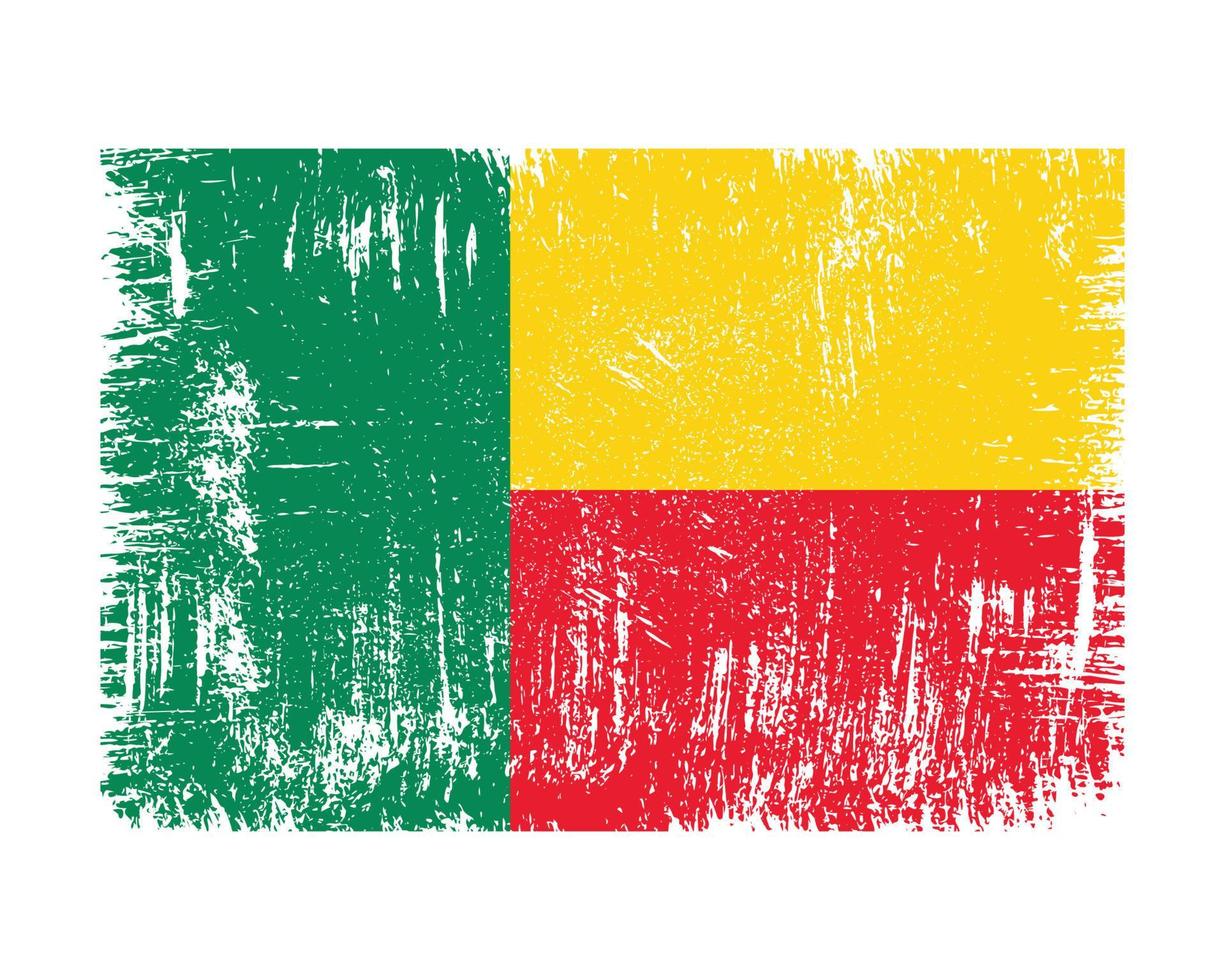 benin flagge vektor