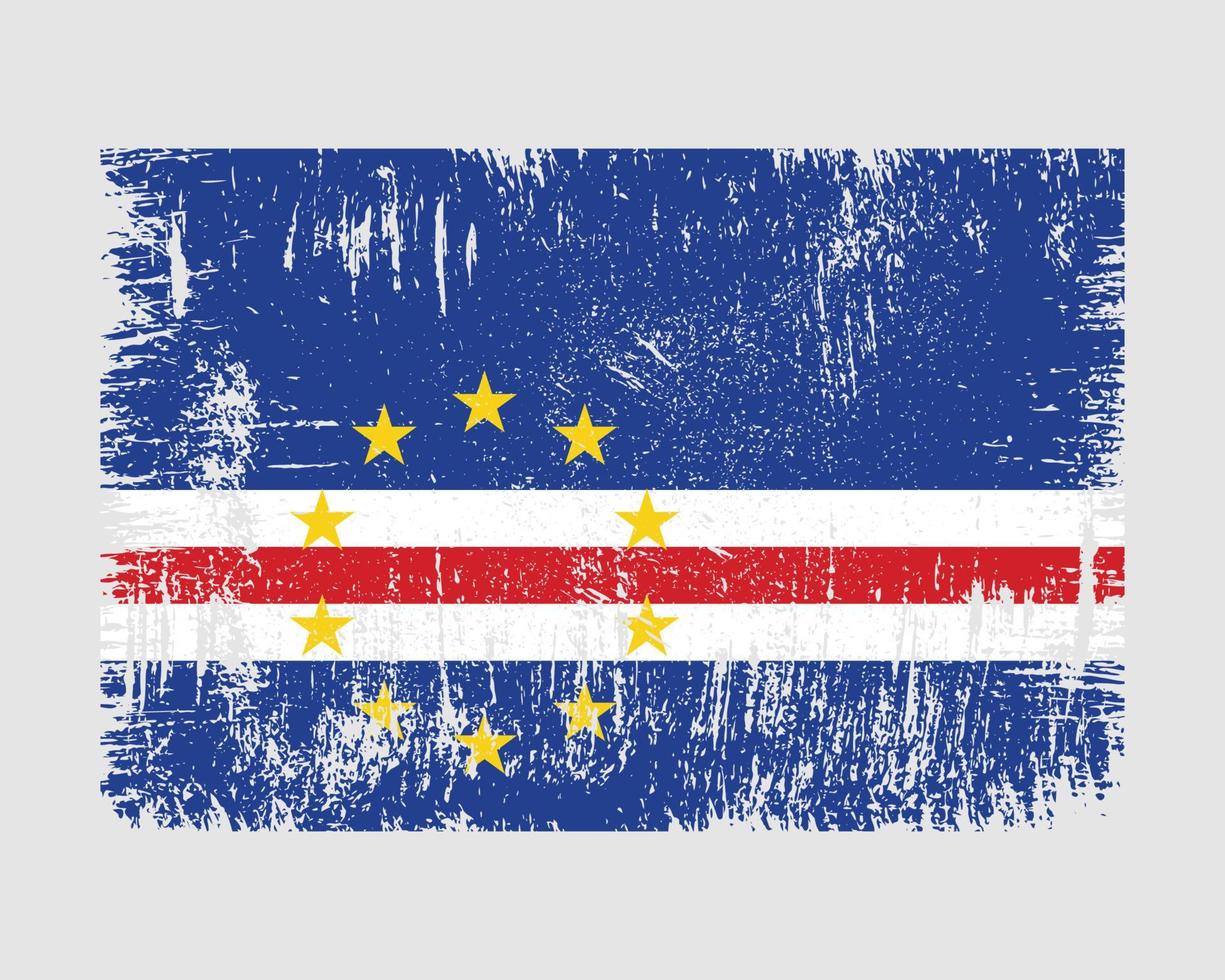 Kap Verde flagga vektor