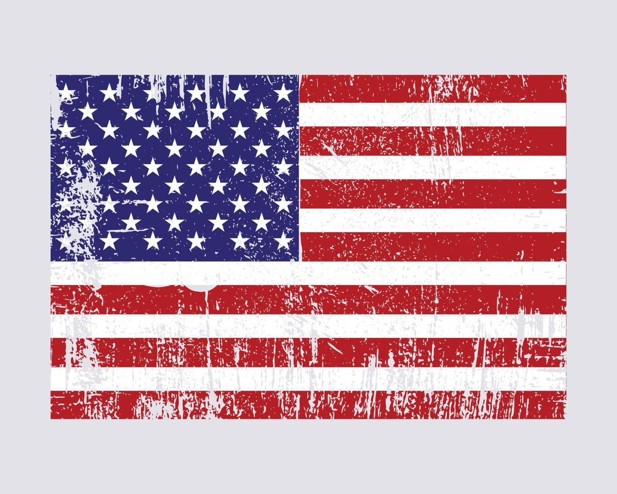 Förenta staternas flaggvektor vektor