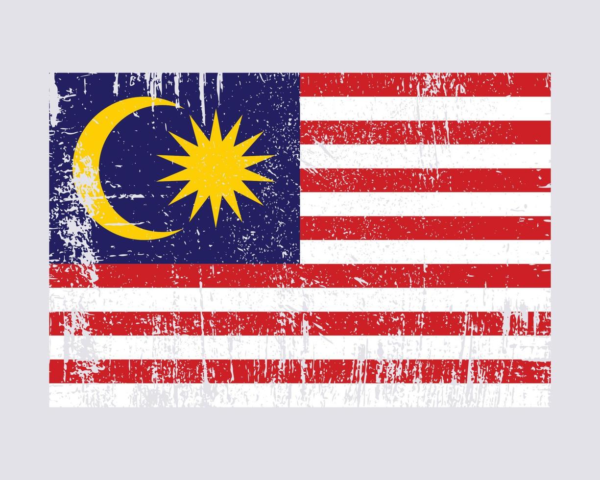 malaysia flagge vektor