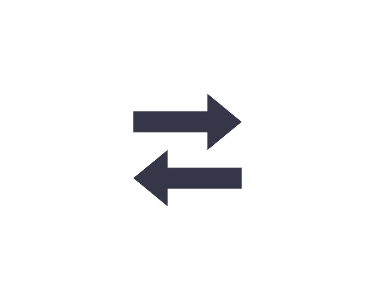Pfeil-Symbol-Zeichen-Symbol-Logo-Vektor-Illustration vektor