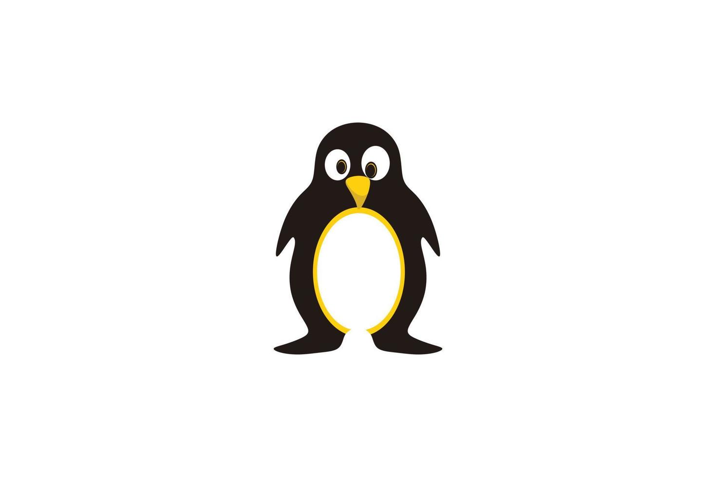 pingvin logotyp design inspiration vektor