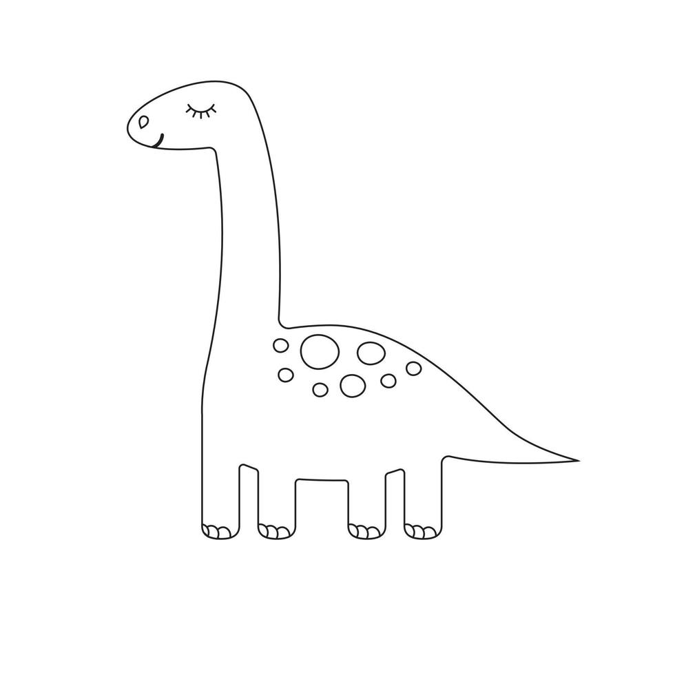 Vektor-Diplodocus-Dinosaurier vektor