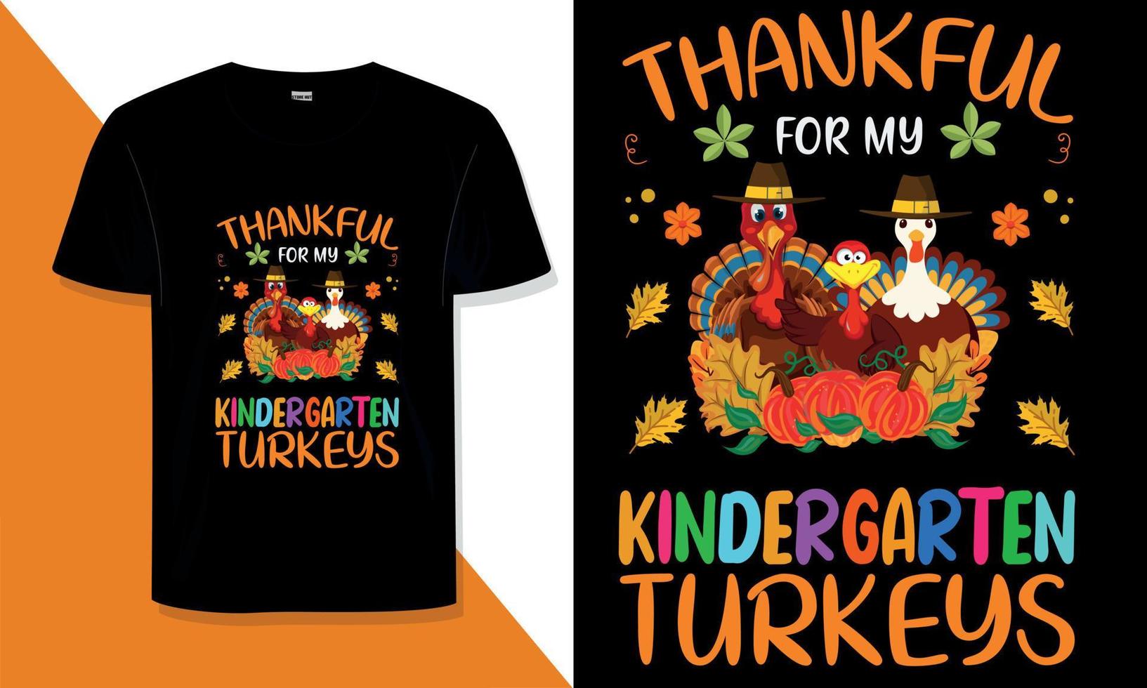 Thanksgiving-T-Shirt-Design Benötigen Sie ein Thanksgiving-Typografie-T-Shirt-Design für ein T-Shirt für Ihren Print-on-Demand-Shop? vektor