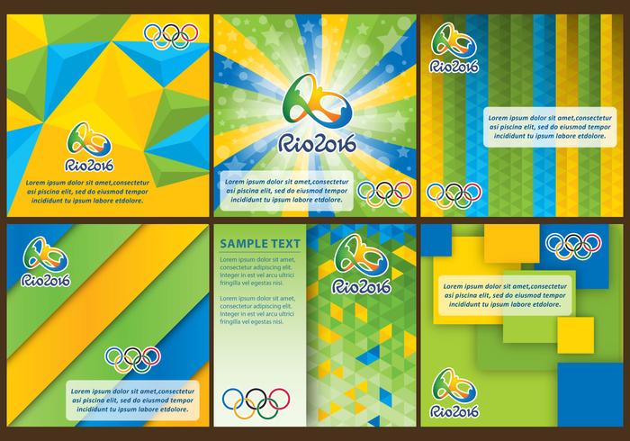 Rio 2016 Bakgrund vektor