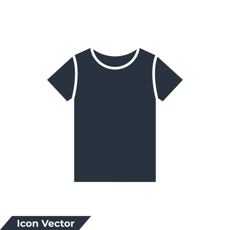 Shirt-Symbol-Logo-Vektor-Illustration. T-Shirt-Symbolvorlage für Grafik- und Webdesign-Kollektion vektor