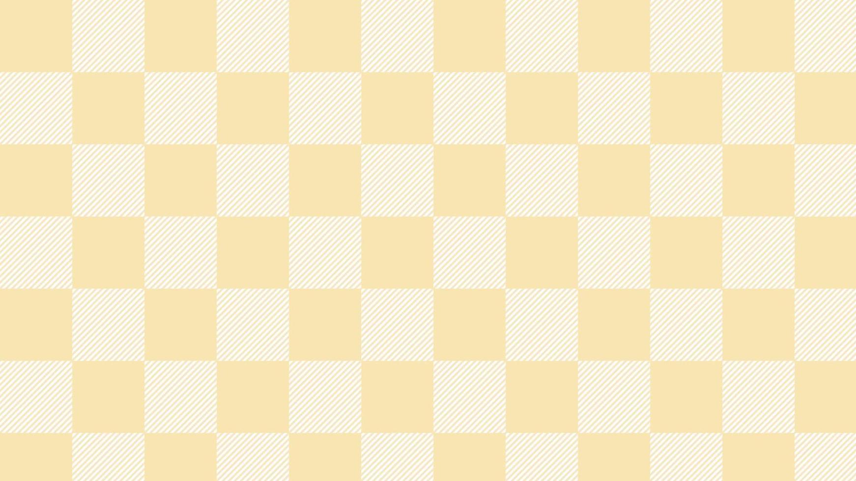 süßer kleiner pastellgelber Tartan, Dame, Gingham, Plaid, Schachbretthintergrundillustration, perfekt für Banner, Tapeten, Hintergrund, Postkarte, Hintergrund vektor