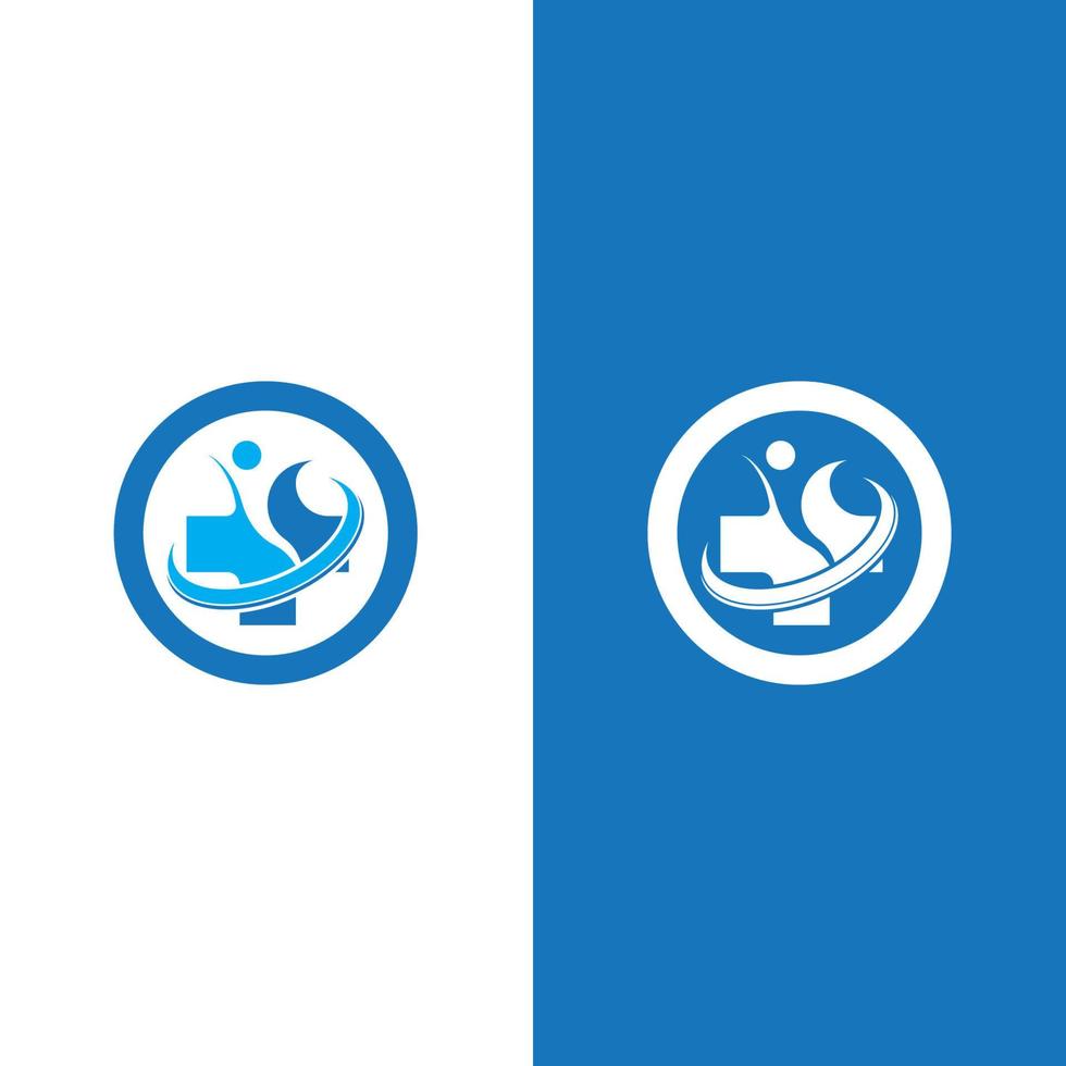 Gesundheit medizinischer Logo-Vorlagenvektor vektor