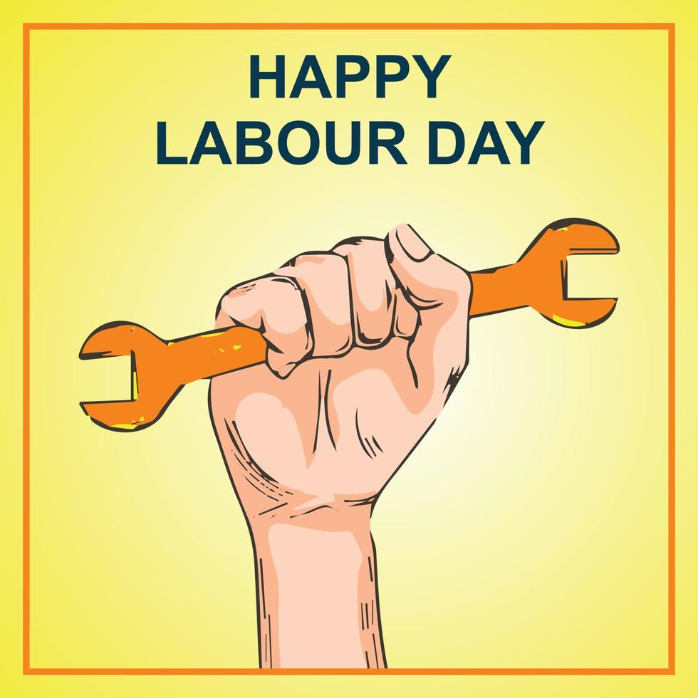 glad Labour Day vektor