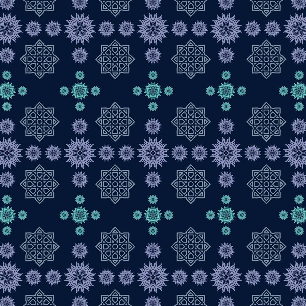 Nahtlose Mandala-Muster-Design-Vektor-Hintergrund vektor