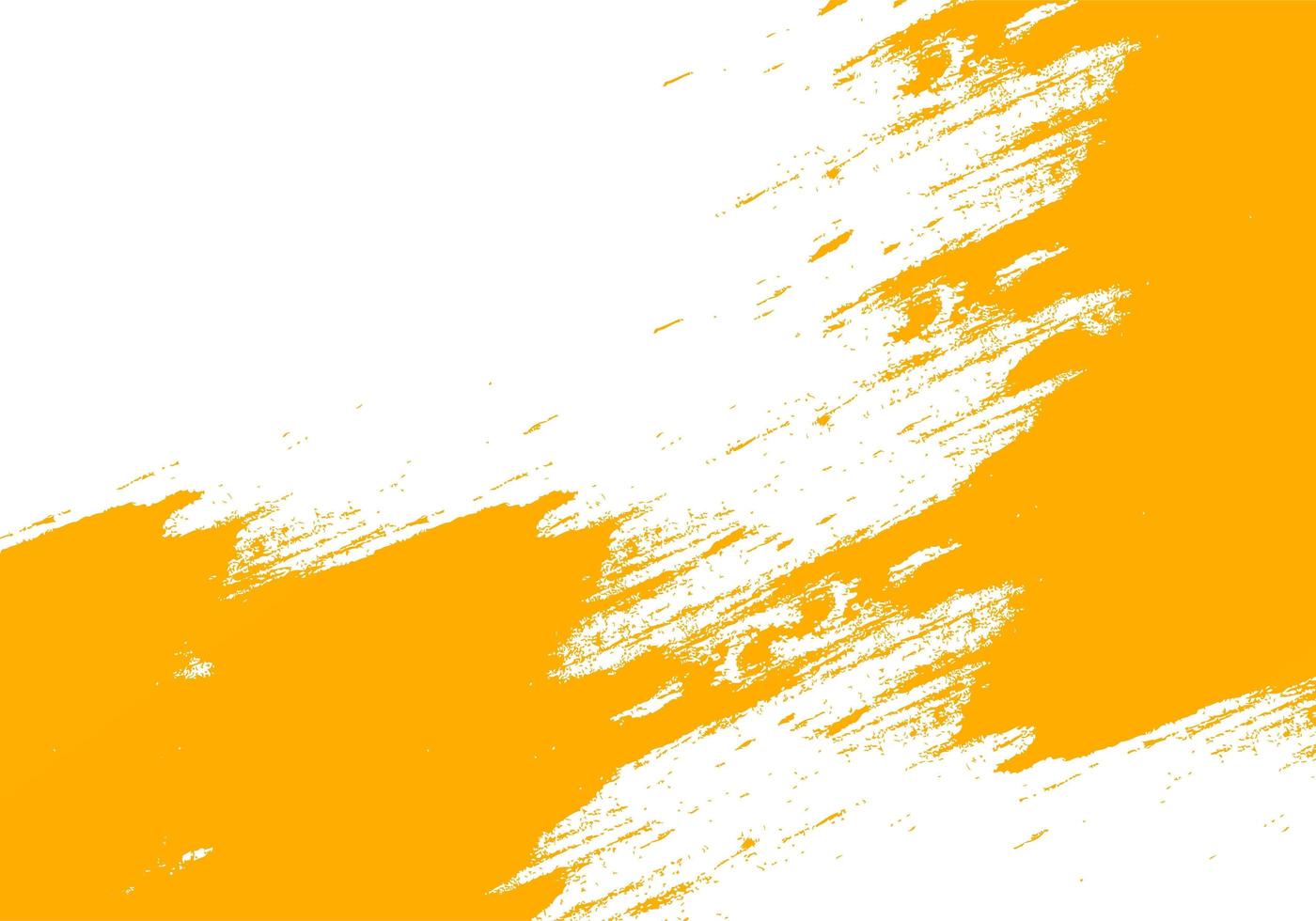 orange grunge borste stroke textur går mot mitten vektor