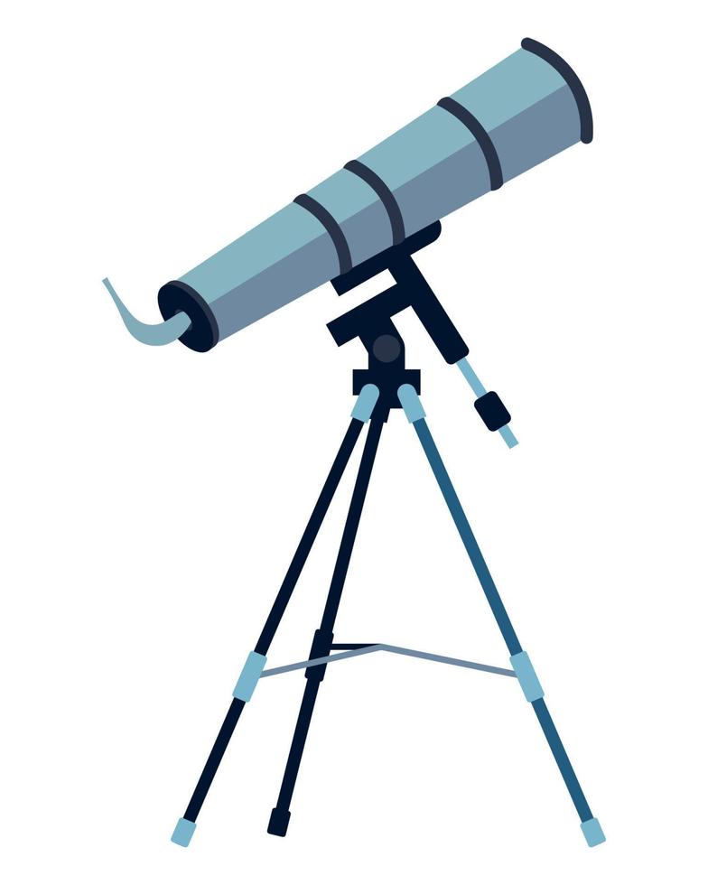 Plats observatör teleskop enhet vektor