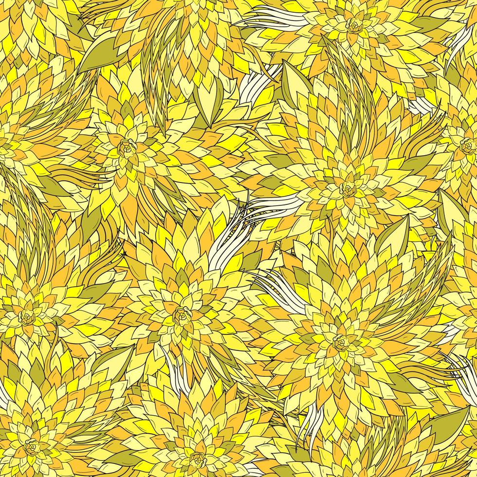 sömlös blommig bakgrund med abstrakta mönster av pioner vektor