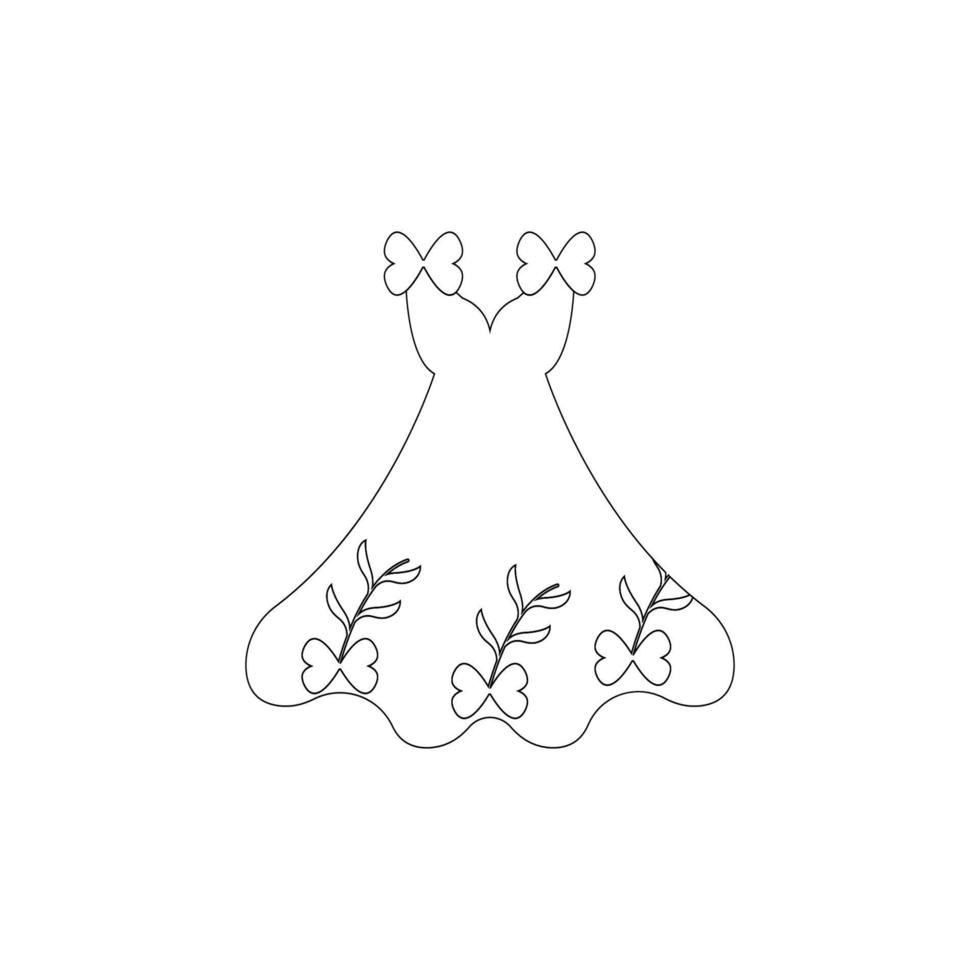 Kleid Symbol Illustration Vektor