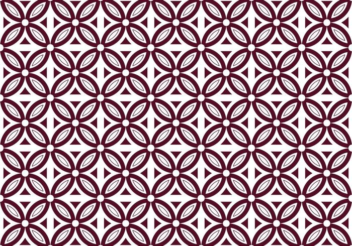 Free Batik Pattern Vector # 3