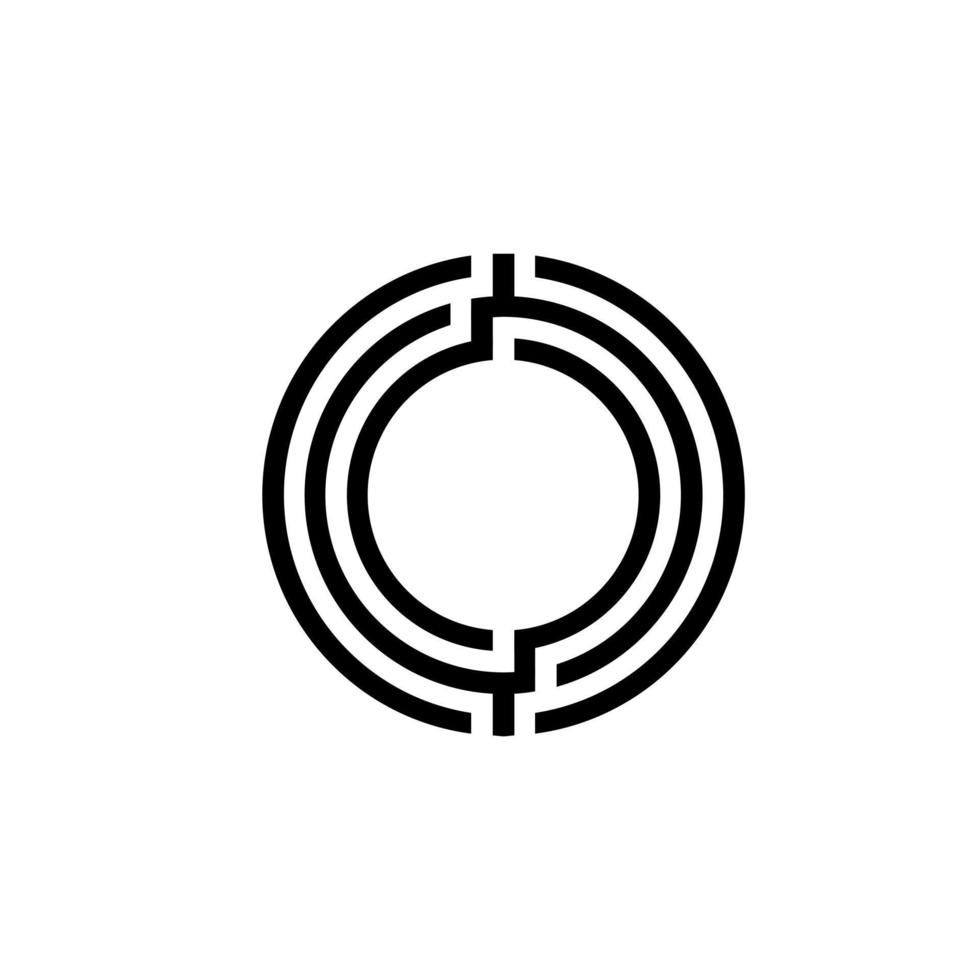 vektor design abstrakt cirkel logotyp ikon proffs vektor