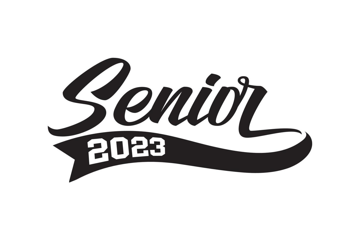 Senior 2023, Abschlussklasse 2023 vektor