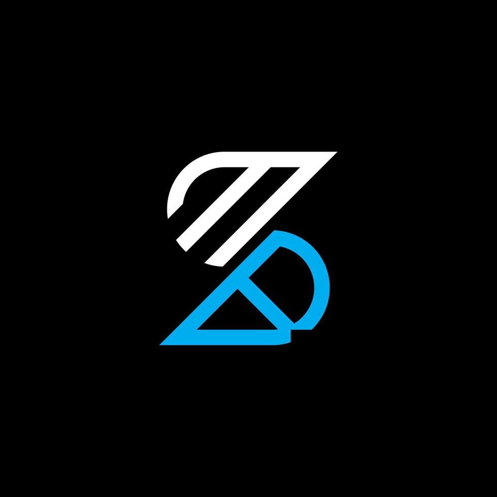 mb letter logotyp kreativ design med vektorgrafik, mb enkel och modern logotyp. vektor