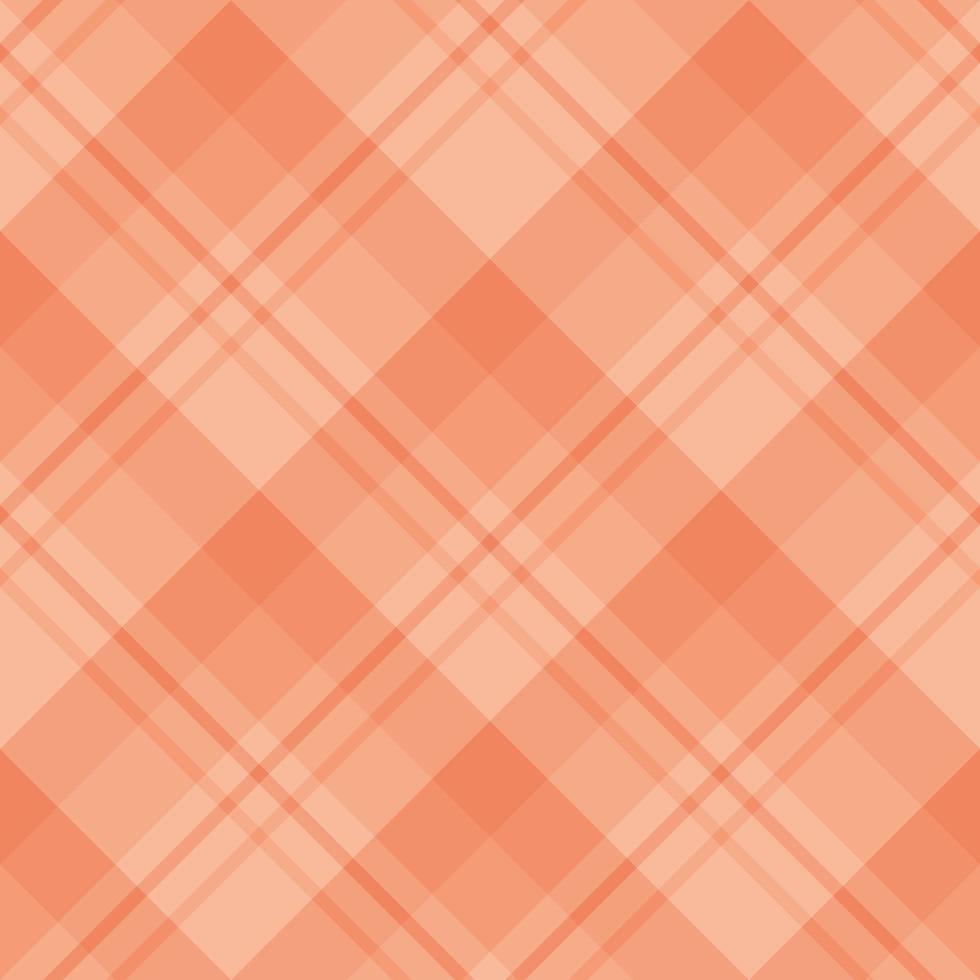 sömlös mönster i eleganta ljus persika färger för pläd, tyg, textil, kläder, bordsduk och Övrig saker. vektor bild. 2