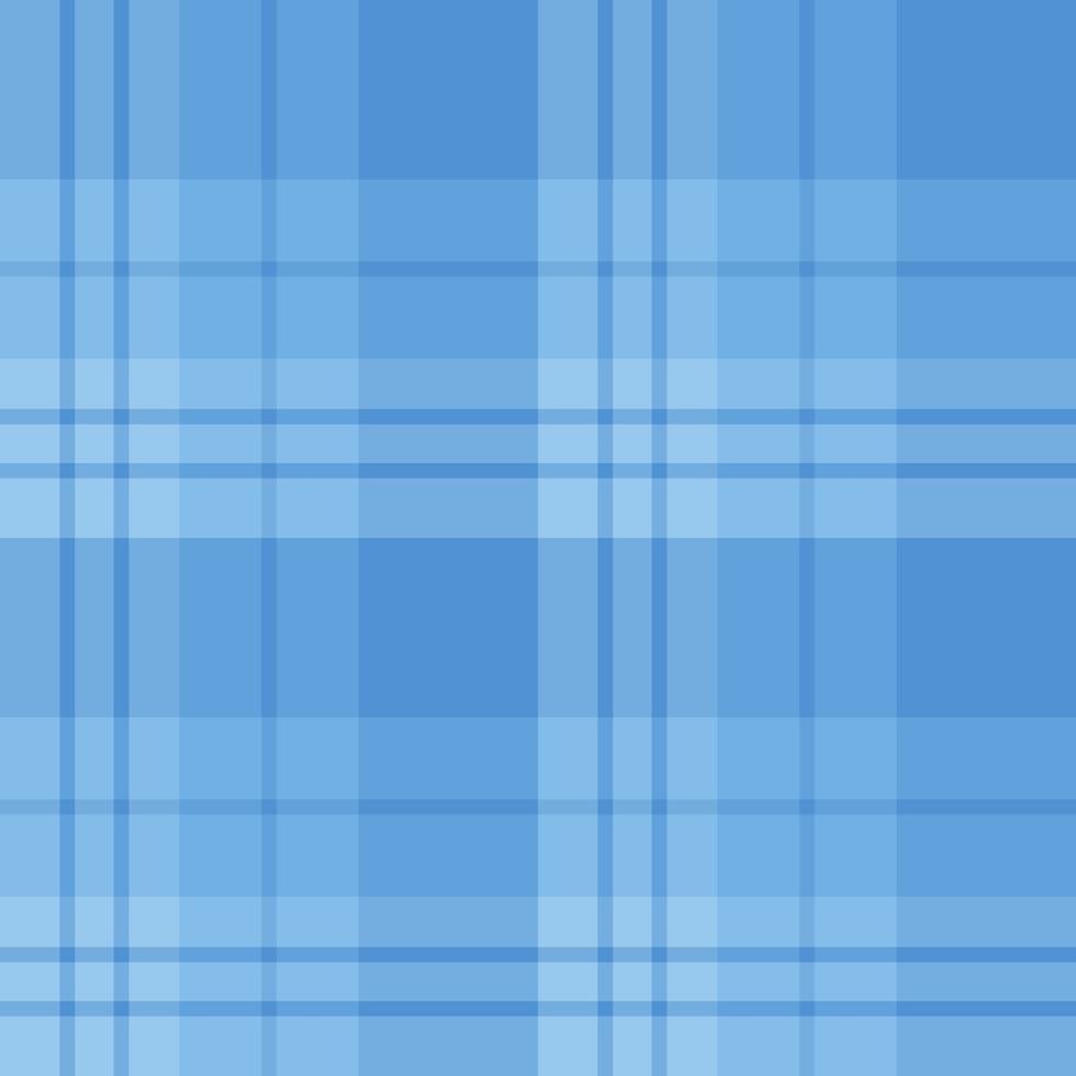 Nahtloses Muster in wunderschönen blauen Farben für Plaid, Stoff, Textil, Kleidung, Tischdecke und andere Dinge. Vektorbild. vektor